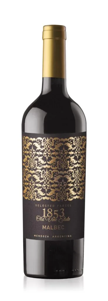 BOTTLE-SHOT-1853-SELECTED-PARCEL Marcelo Pelleriti 1853 Old Vine Estate Selected Parcel Malbec 2021 – láhev