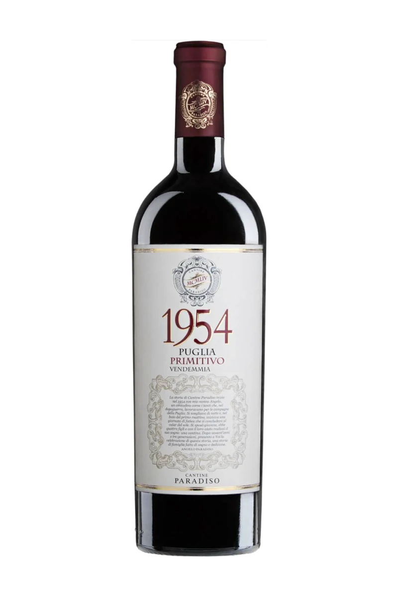 Cantine Paradiso 1954 Primitivo 2023