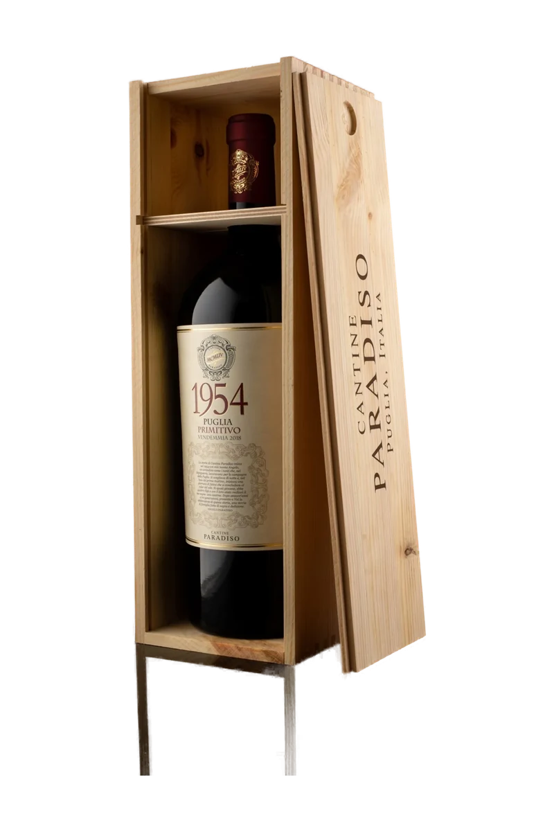 Cantine Paradiso 1954 Primitivo Magnum 2022 · 1,5 l · dřevěná krabice